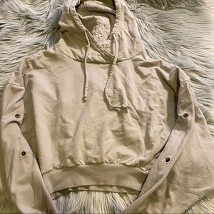 Young Fabulous & Broke Cropped Hoodie